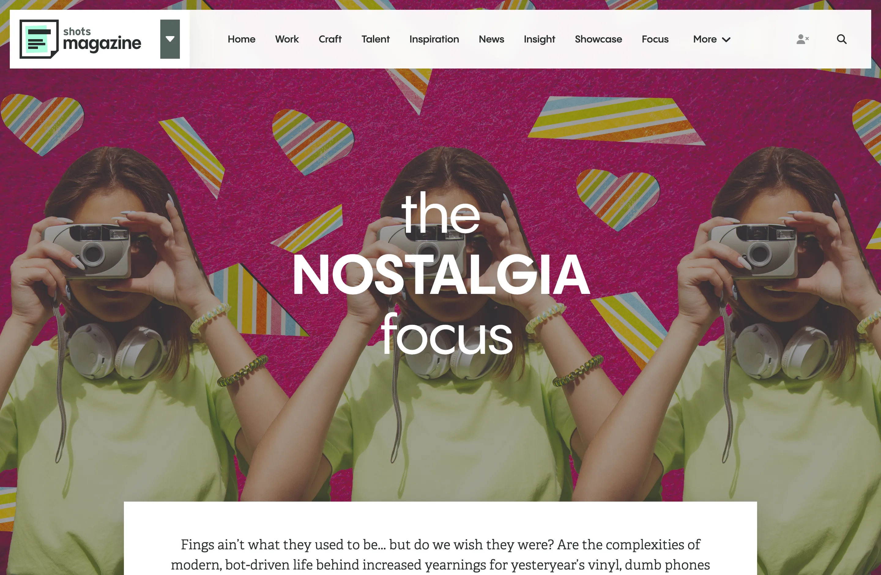 Curating a selection of existing articles into vibrant, magazine-style themed pages