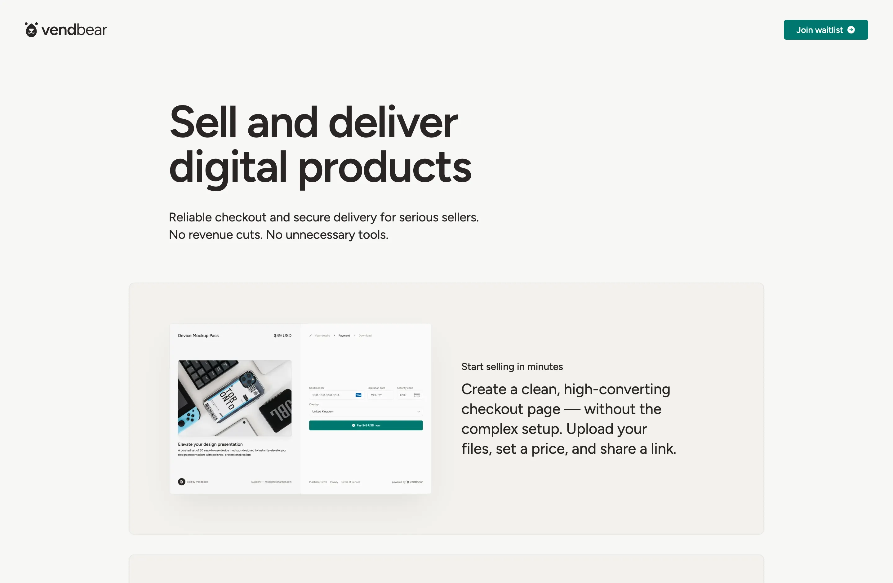 Landing page / waitlist marketing site