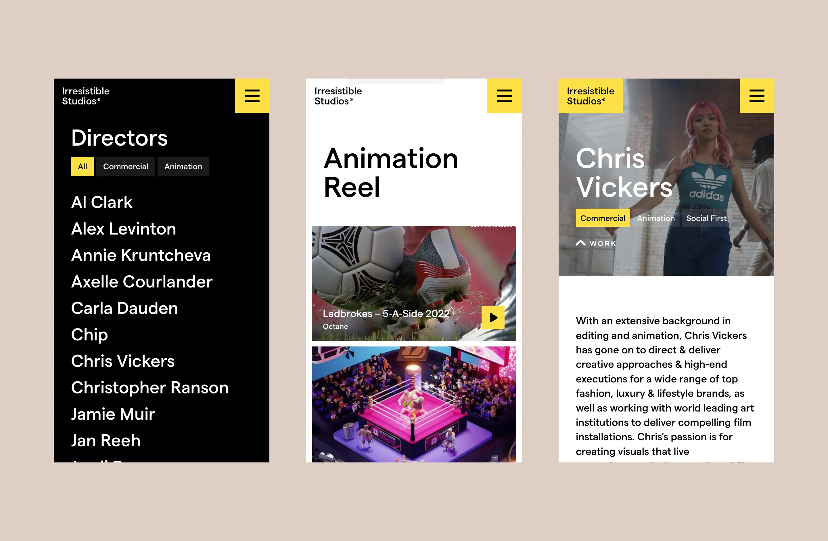 Various mobile views